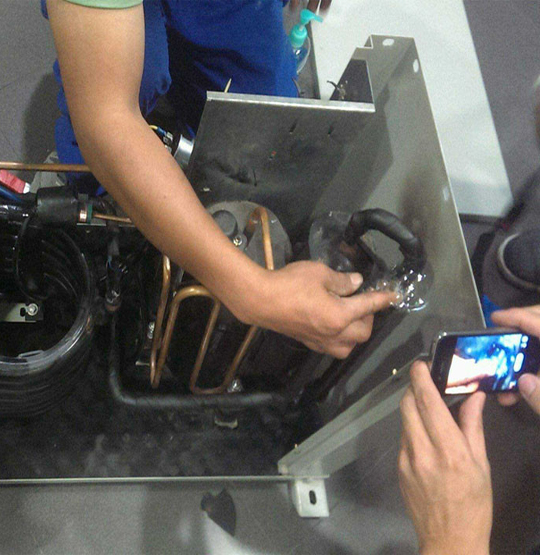 阿荣维修空调制冷效果差